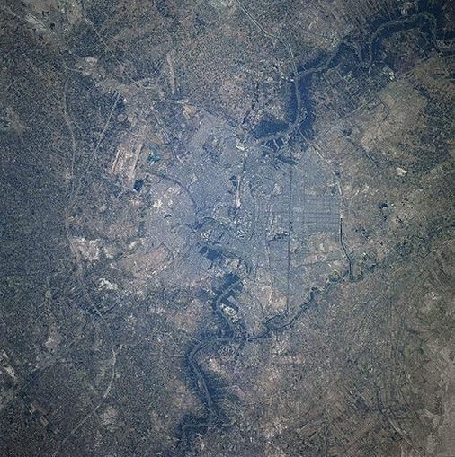Фотография Багдада со спутника.
