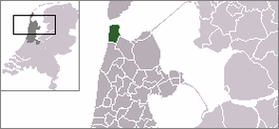 Расположение общины Ден-Хелдер на карте Нидерландов