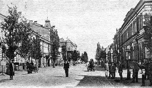 Вид на Румянцевскую улицу