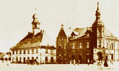 Ратуша Даркемена и почтовое отделение, 1910 год