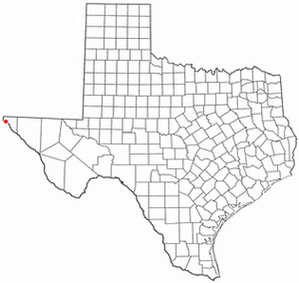 Расположение на карте Техаса