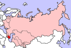АзССР на карте СССР