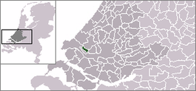 Расположение общины Масслёйс на карте Нидерландов