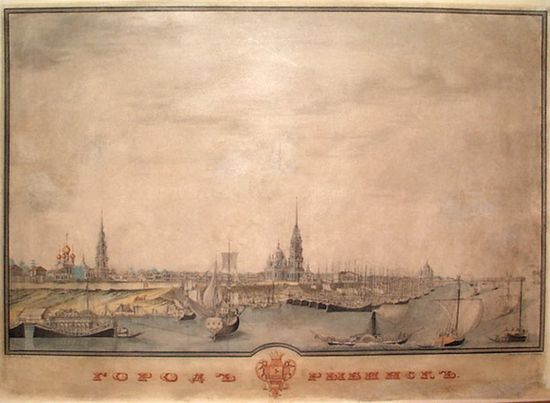 Иван Белоногов. Город Рыбинск (1848 г.)