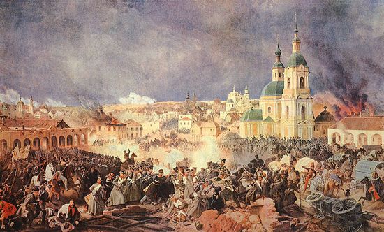 Вязьма. Бои под Вязьмой 15,16,17 августа и 22 октября 1812 г.