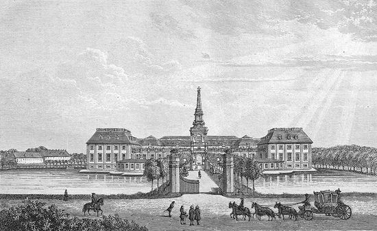 Дворец Хёрсхольм в 1872 году
