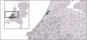Расположение общины Нордвейкерхаут на карте Нидерландов