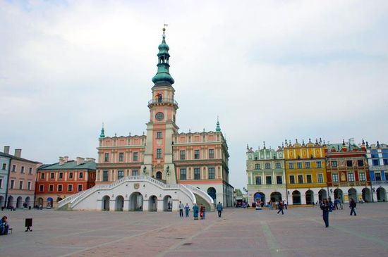 Рыночная площадь Замосця — жемчужина польского ренессанса.