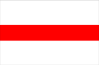 Флаг основан на рисунке щита герба Дендермонде. Флаг состоит из трёх горизонтальных полос, белой, красной и опять белой. По статусу красная полоса имеет в ширину 1/4 часть ширины флага, однако на практике используется флаг с равноширокими полосами, который, таким образом, внешне соответствует историческому флагу Белоруссии.