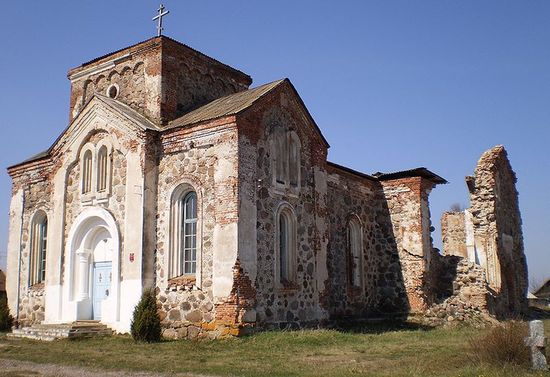 Бегомльская церковь Всех Святых XIX века.
