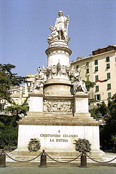 Памятник Христофору Колумбу в Генуе