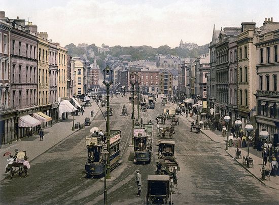 Центр улицы Патрика 1890—1900
