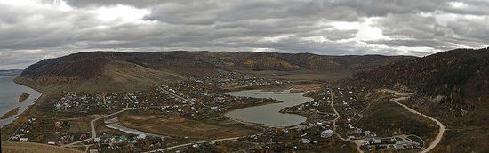 Панорама села с Поповой горы