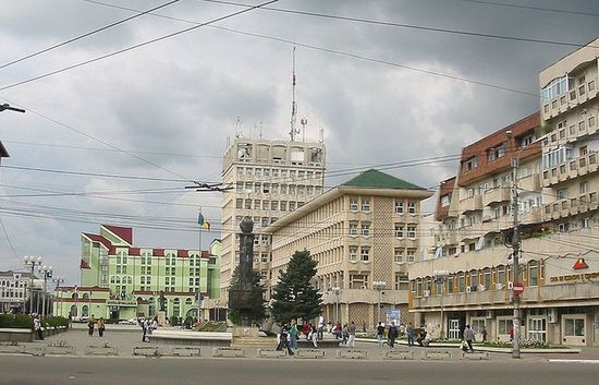 В центре Тырговиште (2006 год)