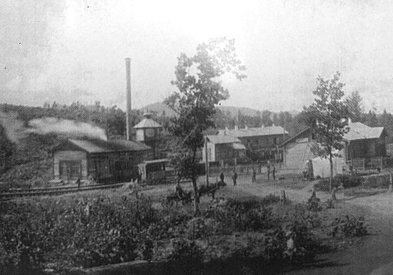Станция Сучан-1, начало XX века