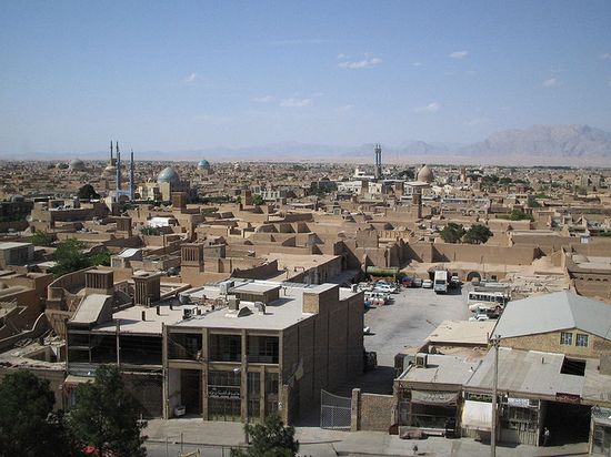 Вид на город с мечети Амир-Чакмак
