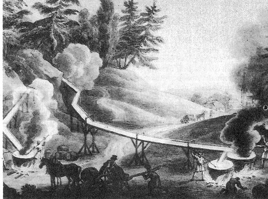 Е.Корнеев. Солеварни в Соликамске.1810