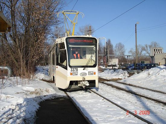 Трамвай № 417