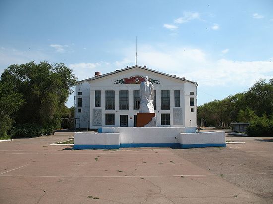Центральная площадь в Приозёрске