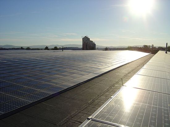 Солнечная электростанция на 5 МВт (30 000 солнечных модулей)
