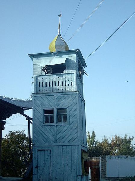 Минарет дунганской мечети