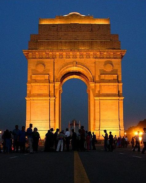 Индийские ворота установлены в память о солдатах, погибших во время Первой мировой войны