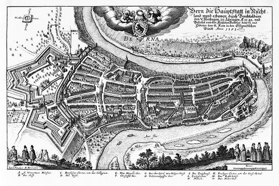 План Берна в 1638 году