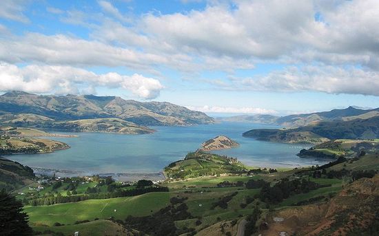 Типичный пейзаж Новой Зеландии