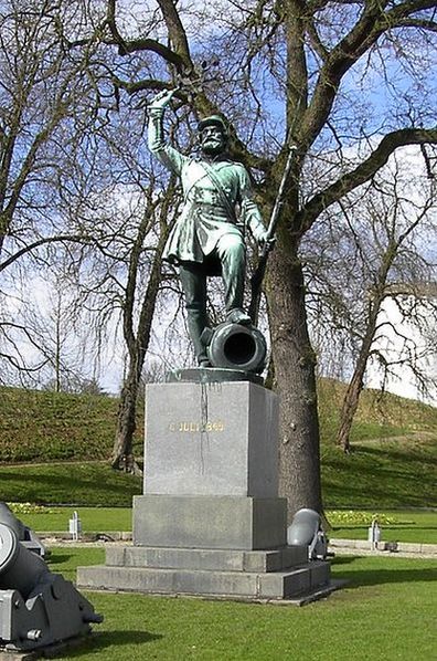 Статуя «Пехотинец» в городе Фредерисия