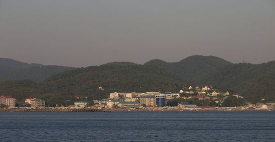 Вид на Лермонтово с моря, август 2008
