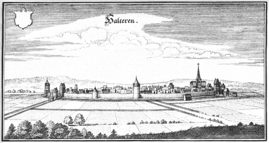 Хальтерн в 1647 году