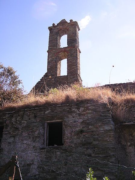 Руины монастыря San Francescu di Nonza