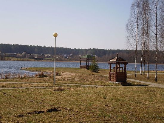 Вид со стороны Санатория "Боровое" на Будачевское озеро