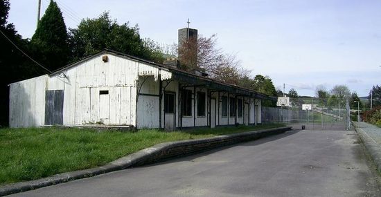 Закрытая железнодорожная станция в Дримолиге