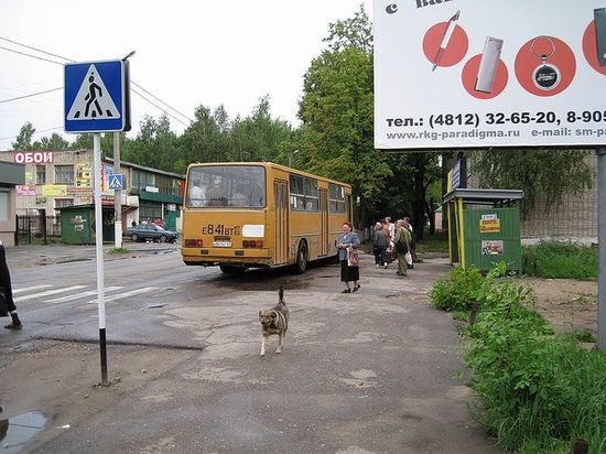 Остановка общественного транспорта на ул. Советской