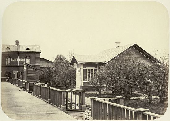 Станция Решетниково в 1860-е годы