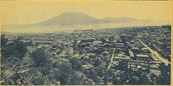 Кагосима в 1914 году