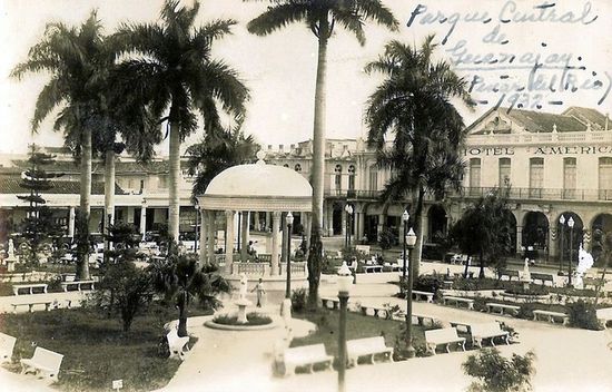 Центральный парк города Гаунахай в 1932 году