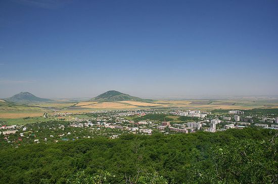 Микрорайон Западный. Вид с горы Медовой