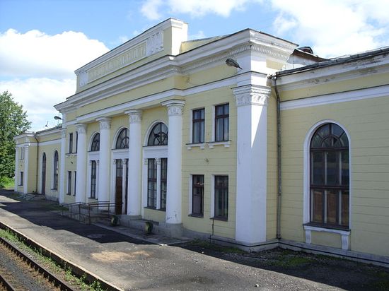Вокзал станции Новосокольники
