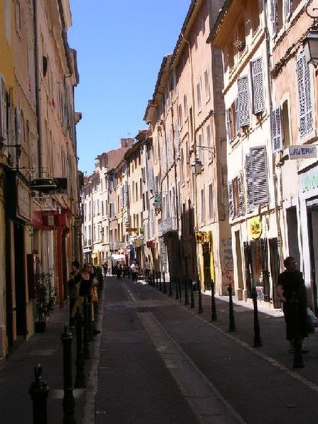 Типичная улочка в Экс-ан-Провансе