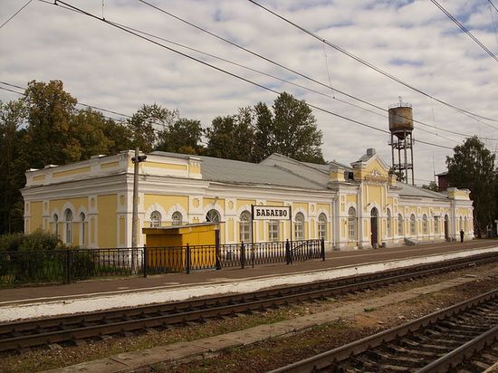 Вокзал станции Бабаево