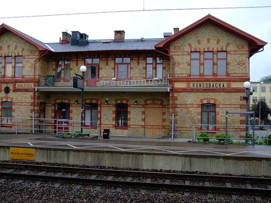 Вокзал в Кунгсбакке