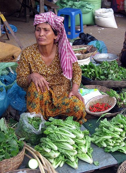 Рынок в Кампонгтхоме