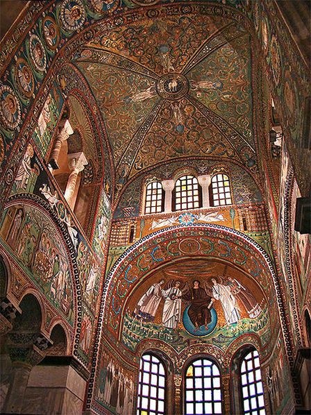Мозаичное убранство базилики Сан-Витале (527-548)