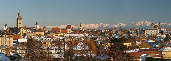 Германштадт (Сибиу) — культурная столица трансильванских саксов .