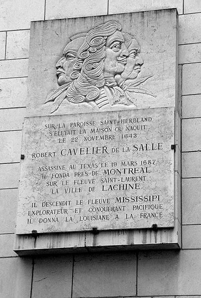 Кавалер Ла Саль известен, как первый европеец, присоединивший к короне Франции весь бассейн реки Миссисипи.