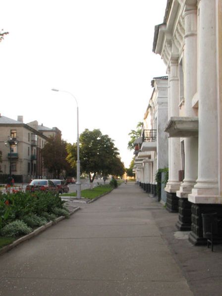 Улица Комсомольская в старом центре