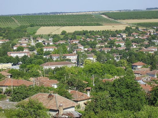 Панорама села. Июль 2008 года.