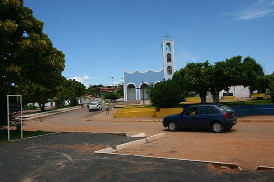 Вид на центр города Сан-Дезидериу